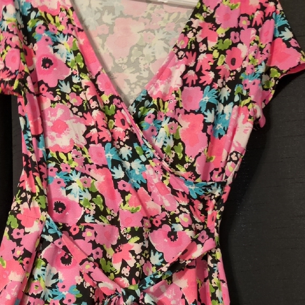 Floral Wrap Dress